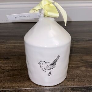 NWT Rae Dunn Perch Round Birdhouse